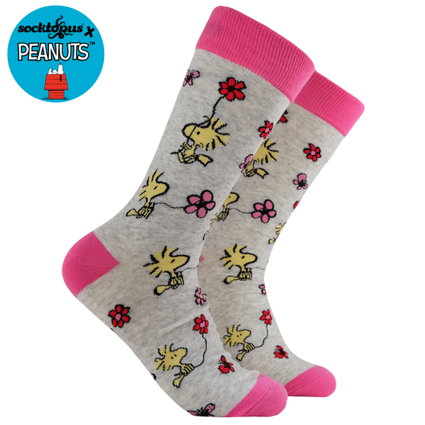 Woodstock Flowers Socks - Peanuts