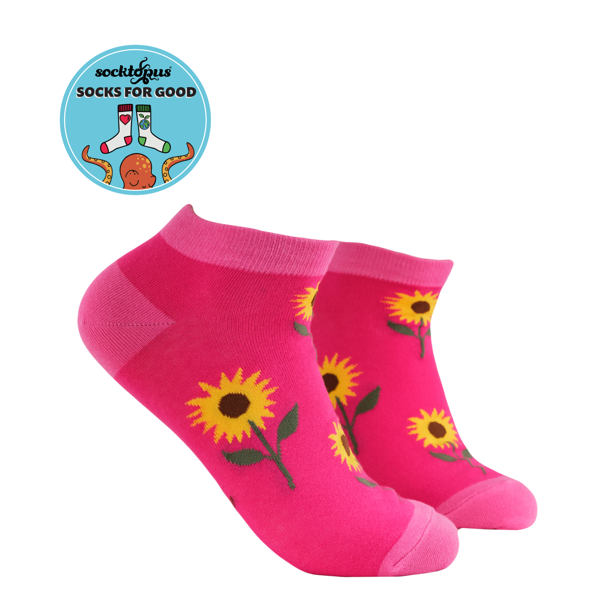 Sunflowers Trainer Socks