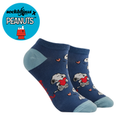 Snoopy in Love Trainer Socks - Peanuts