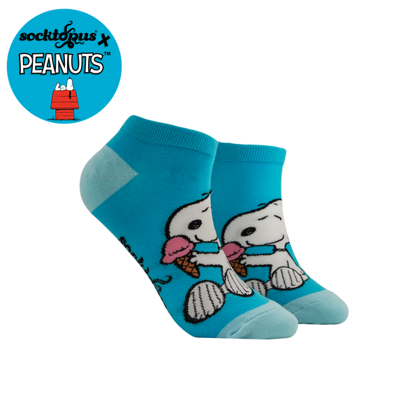 Ice Cream Snoopy Trainer Socks - Peanuts