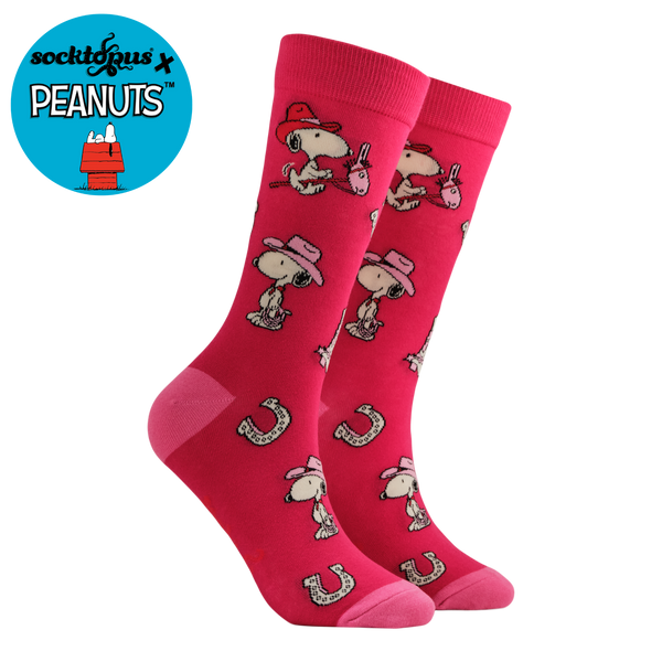 In the Saddle Snoopy Socks - Peanuts