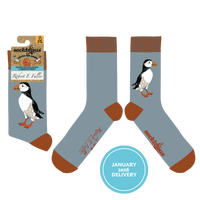 Puffin Socks - Robert E Fuller
