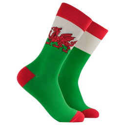 Welsh Flag Socks