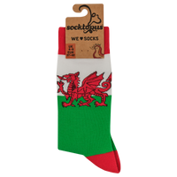 Welsh Flag Socks
