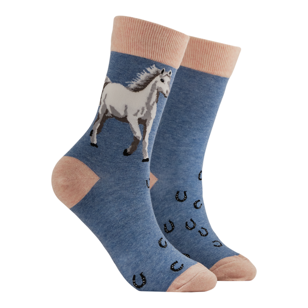 White Horse Mini Socks