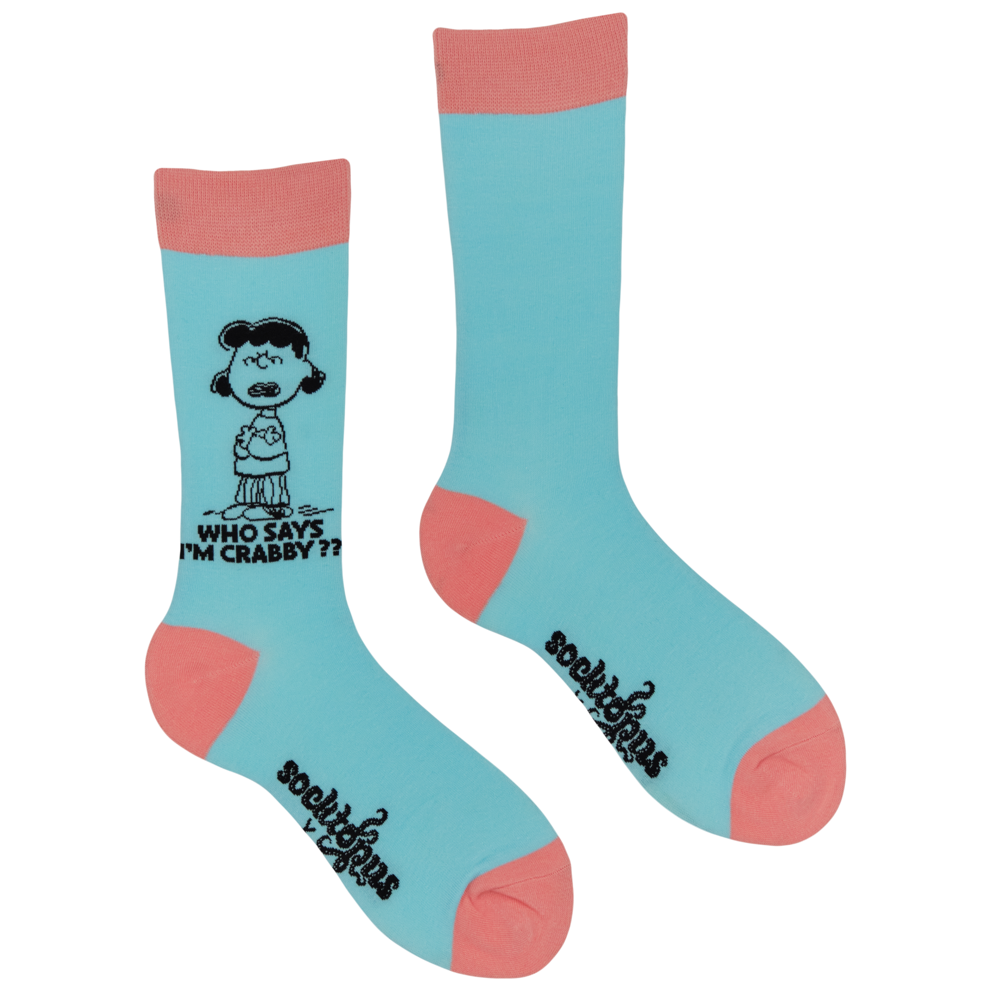 Who Says I'm Crabby?? Socks - Peanuts