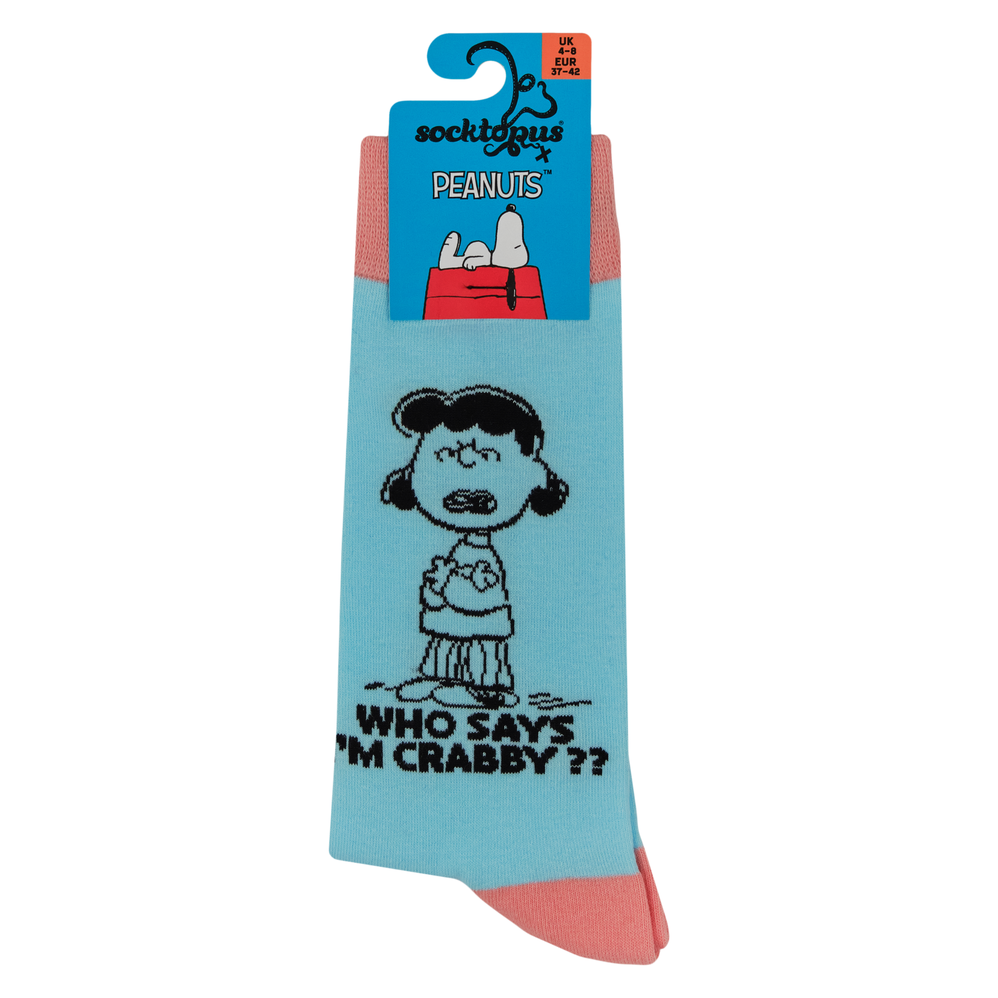 Who Says I'm Crabby?? Socks - Peanuts