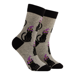 Witchy Cats Mini Socks
