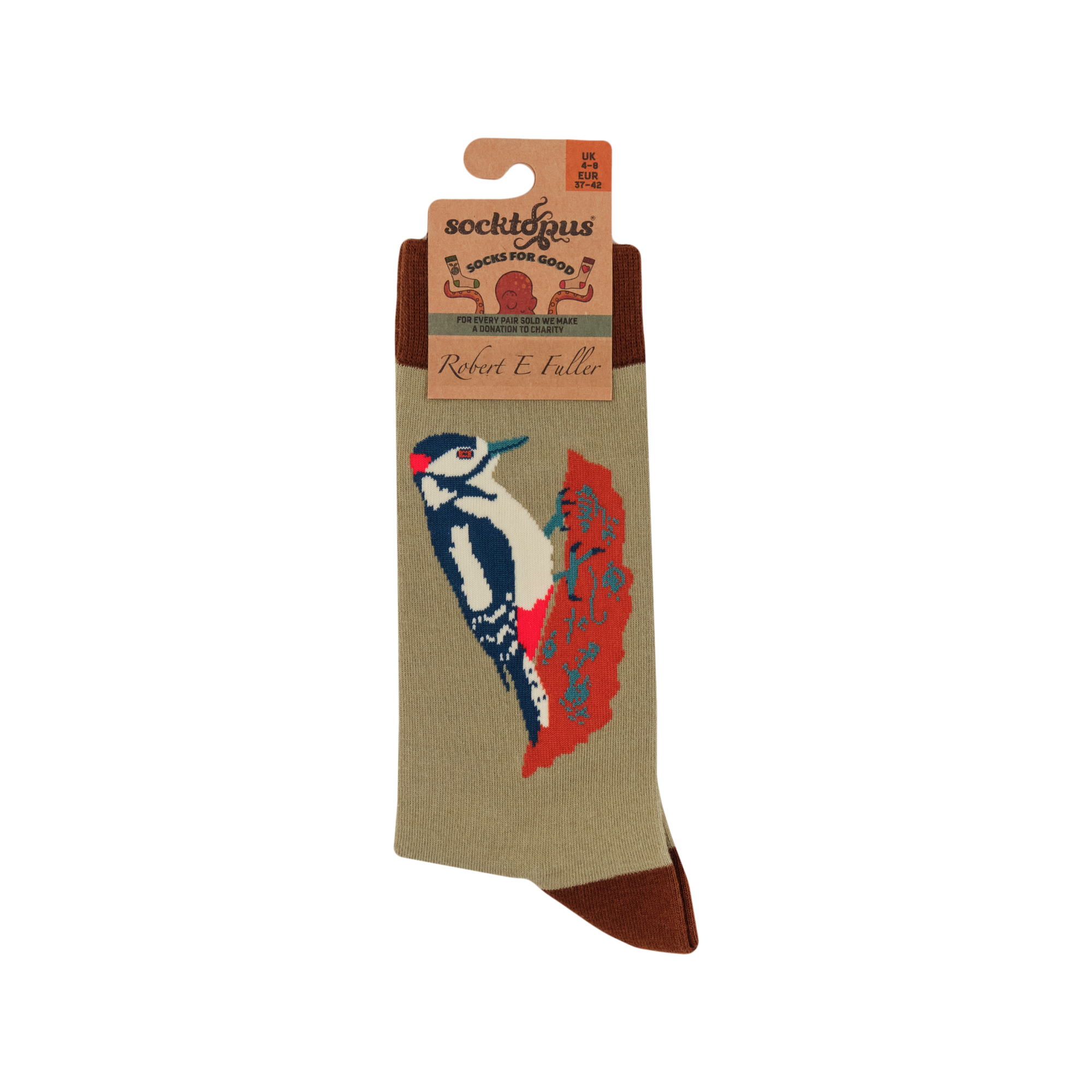 Woodpecker Socks - Robert E Fuller
