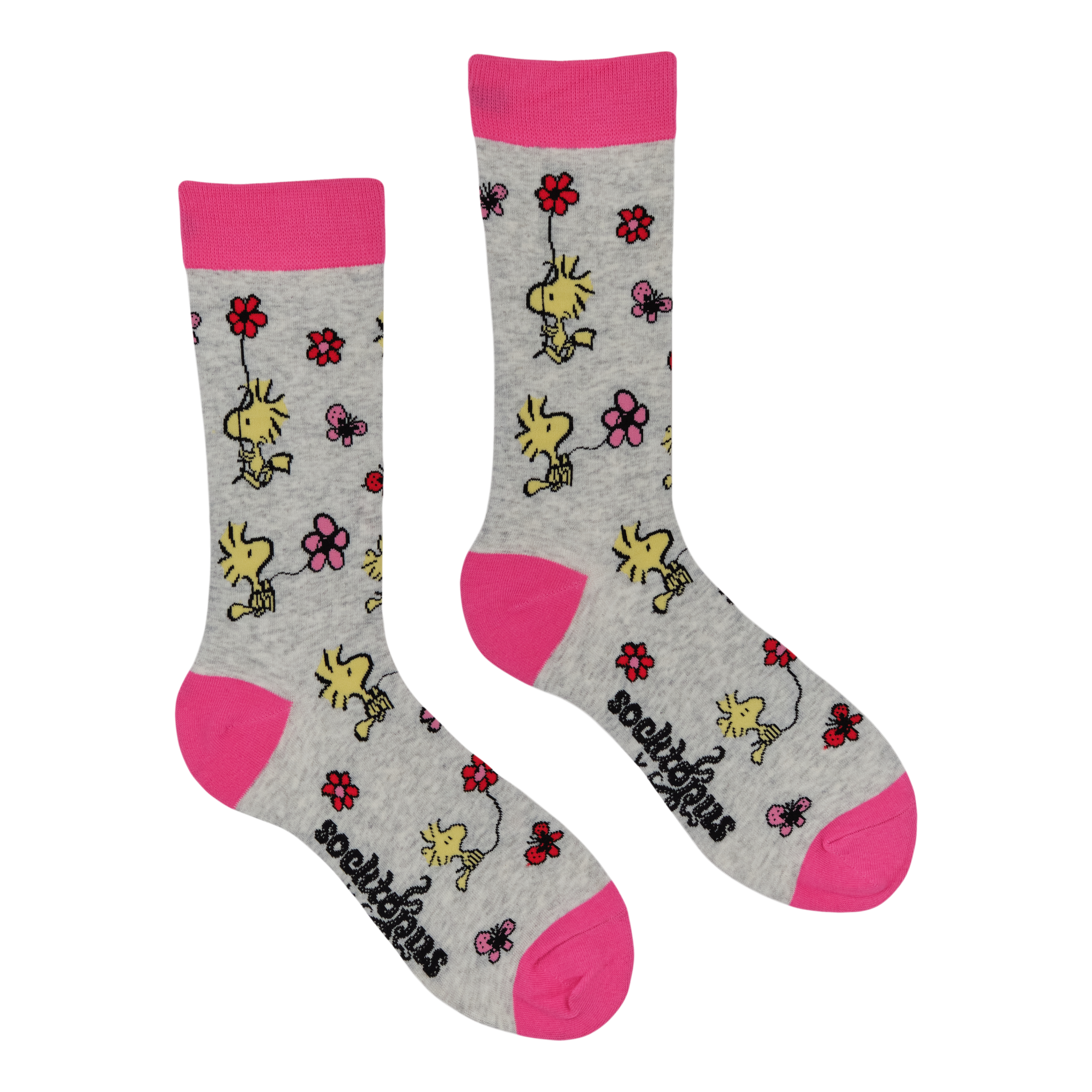 Woodstock Flowers Socks - Peanuts