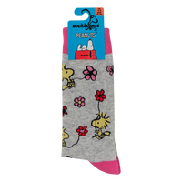 Woodstock Flowers Socks - Peanuts