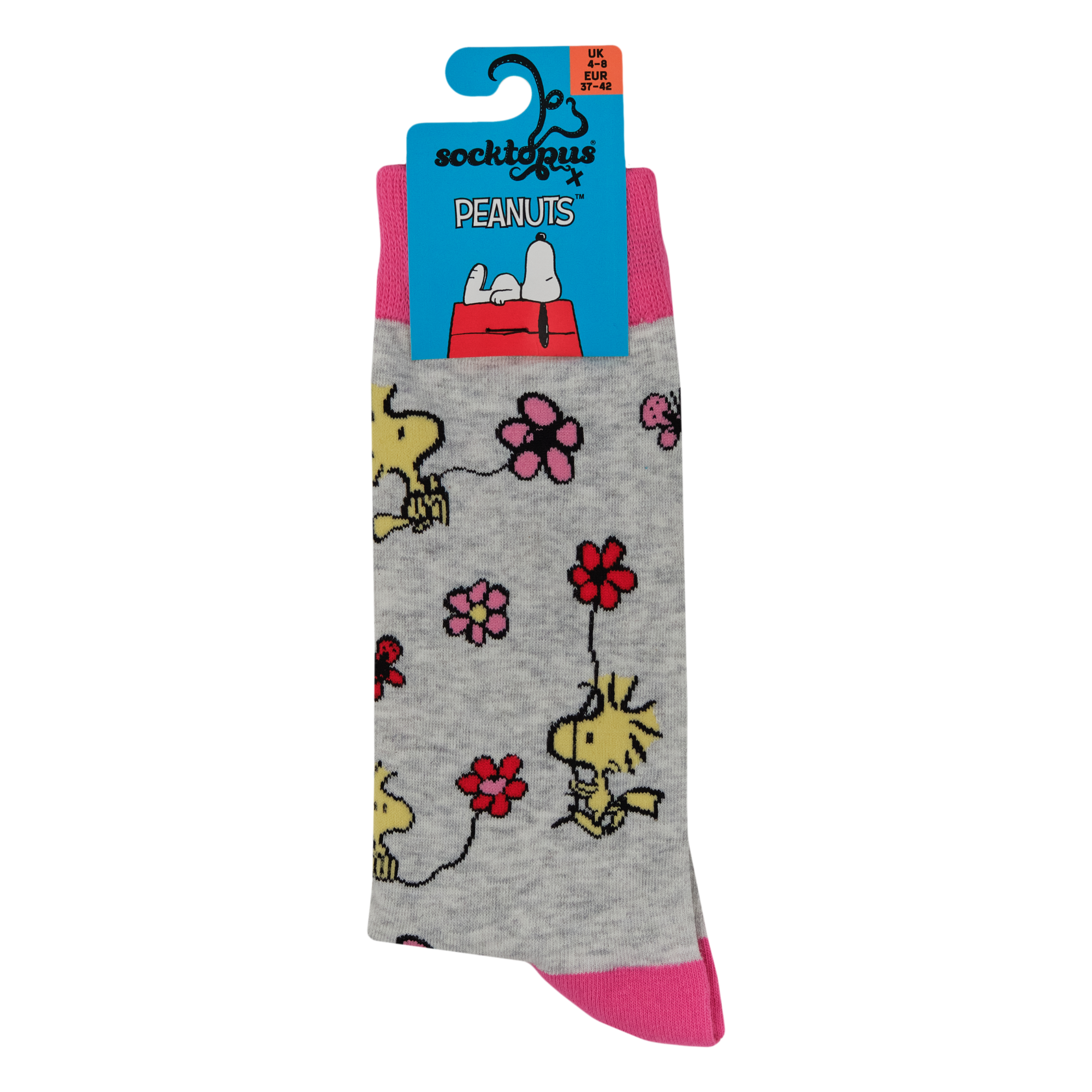 Woodstock Flowers Socks - Peanuts