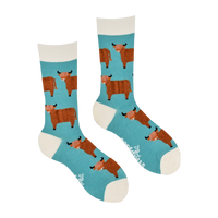 Fluffy Wee Hairy Coo Socks