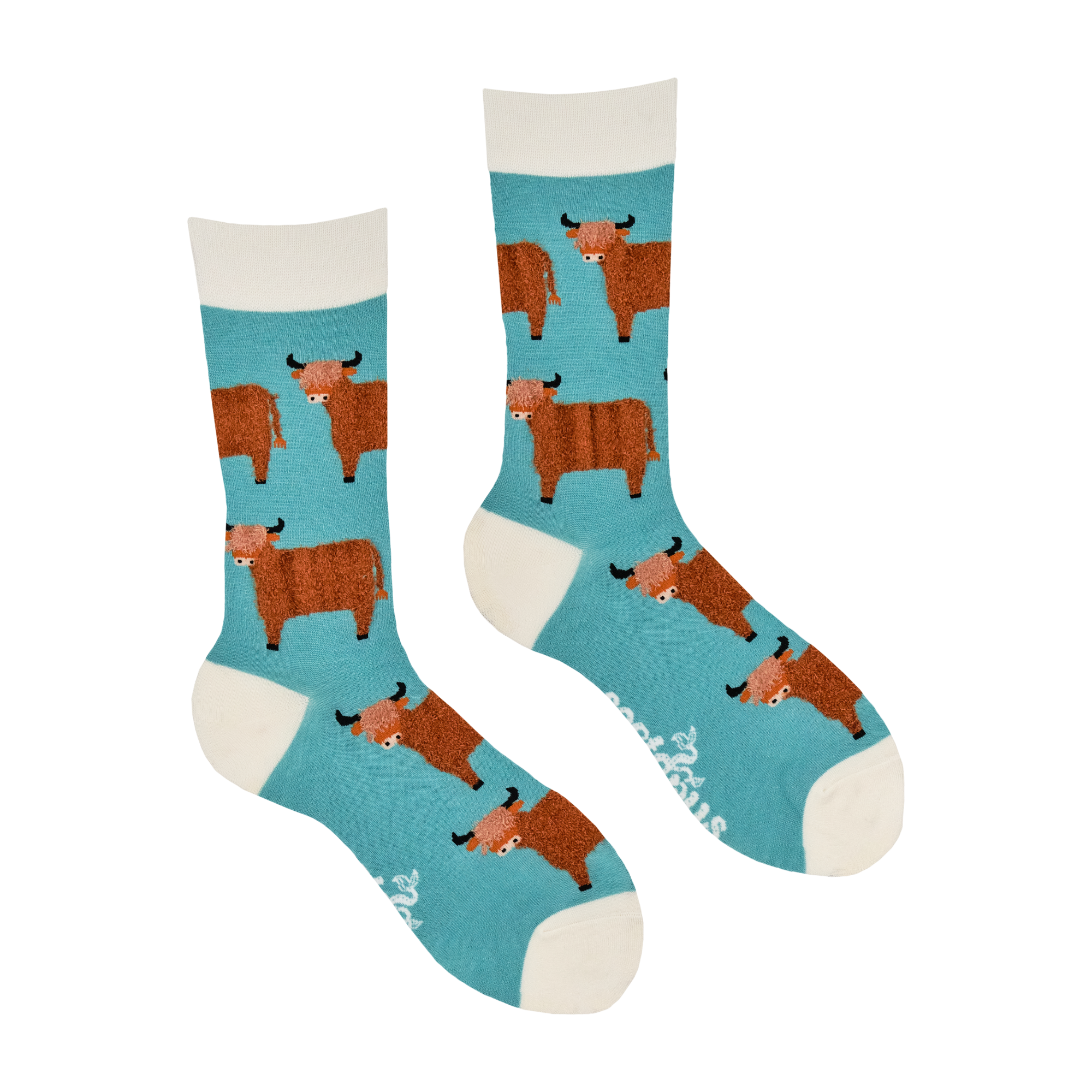 Fluffy Wee Hairy Coo Socks