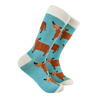 Fluffy Wee Hairy Coo Socks