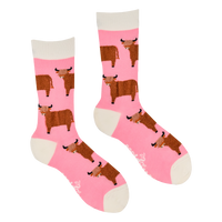 Fluffy Wee Hairy Coo Socks