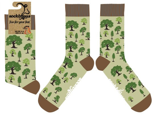 Tree Socks - You Wood Love