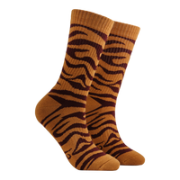 Zebra Print Athletic Socks