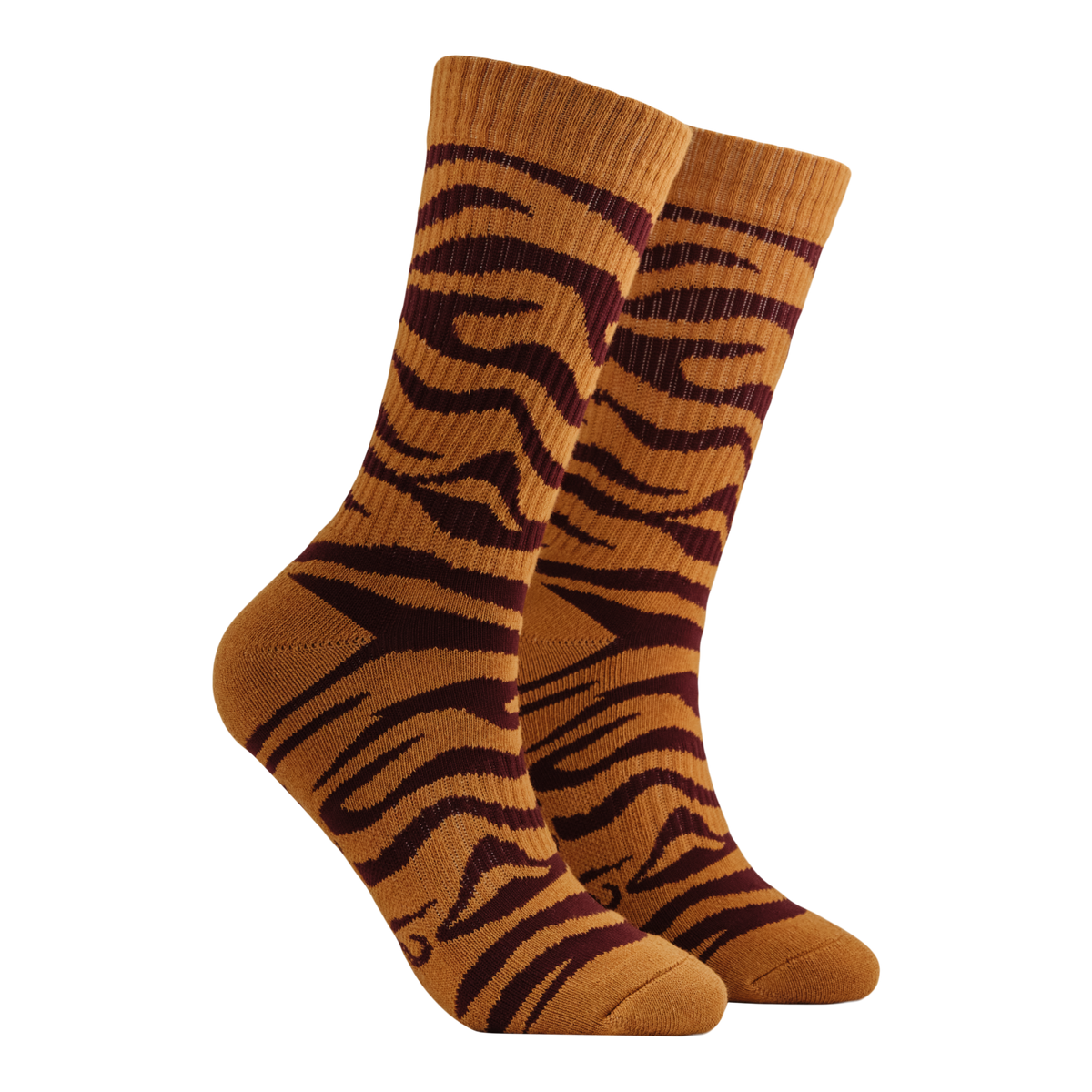 Zebra Print Athletic Socks