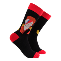 David Bowie Socks - Ziggy Sockdust