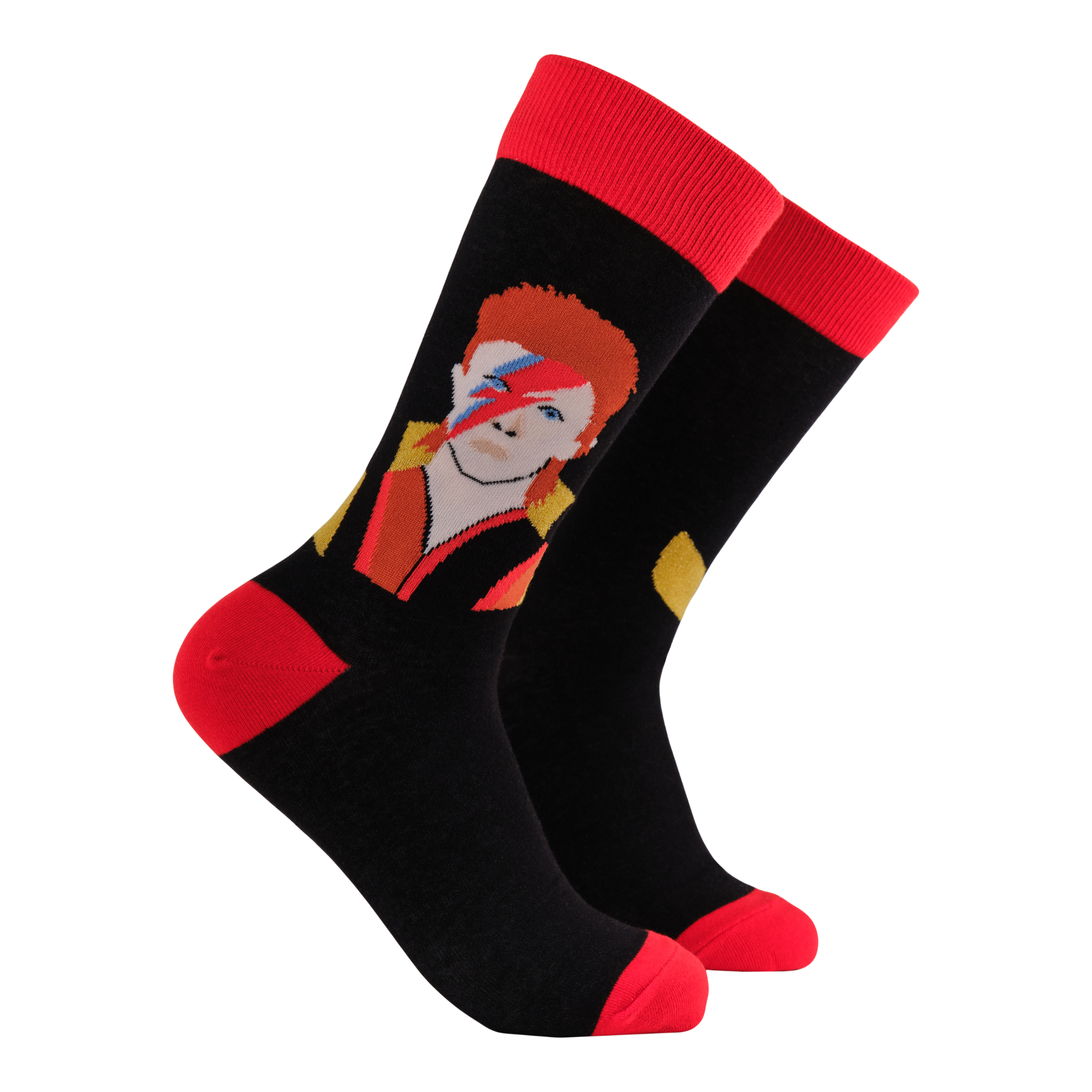 David Bowie Socks - Ziggy Sockdust