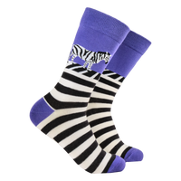 Zebra Crossing Socks