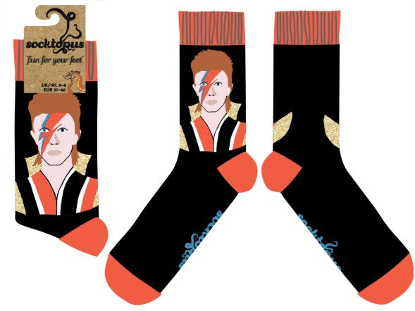 David Bowie Socks - Ziggy Sockdust