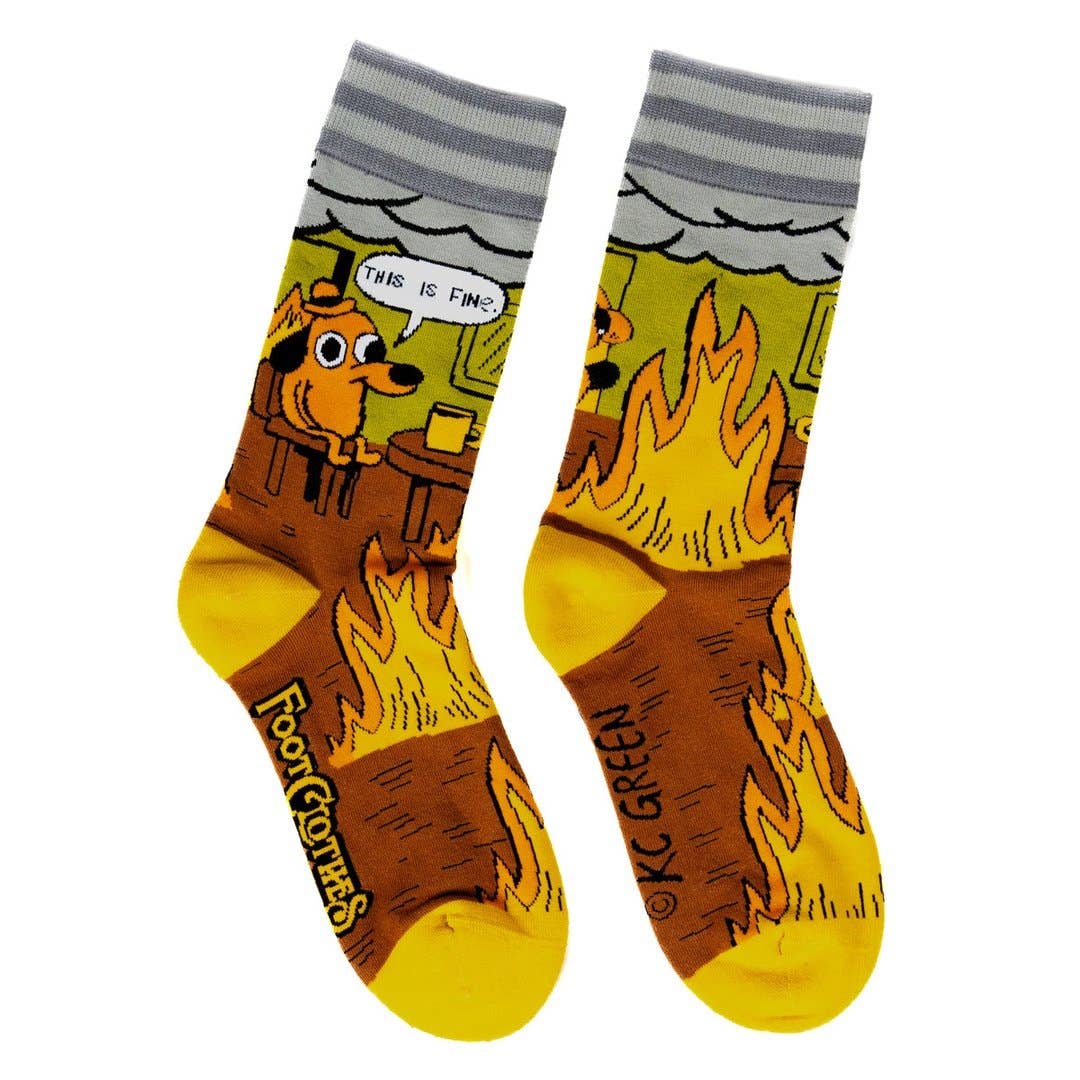 This is Fine: Also, Not Fine. Socks