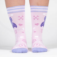 Widdle Bat Guy Socks