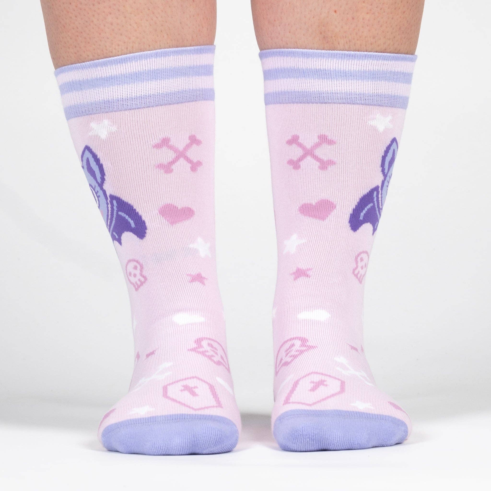 Widdle Bat Guy Socks