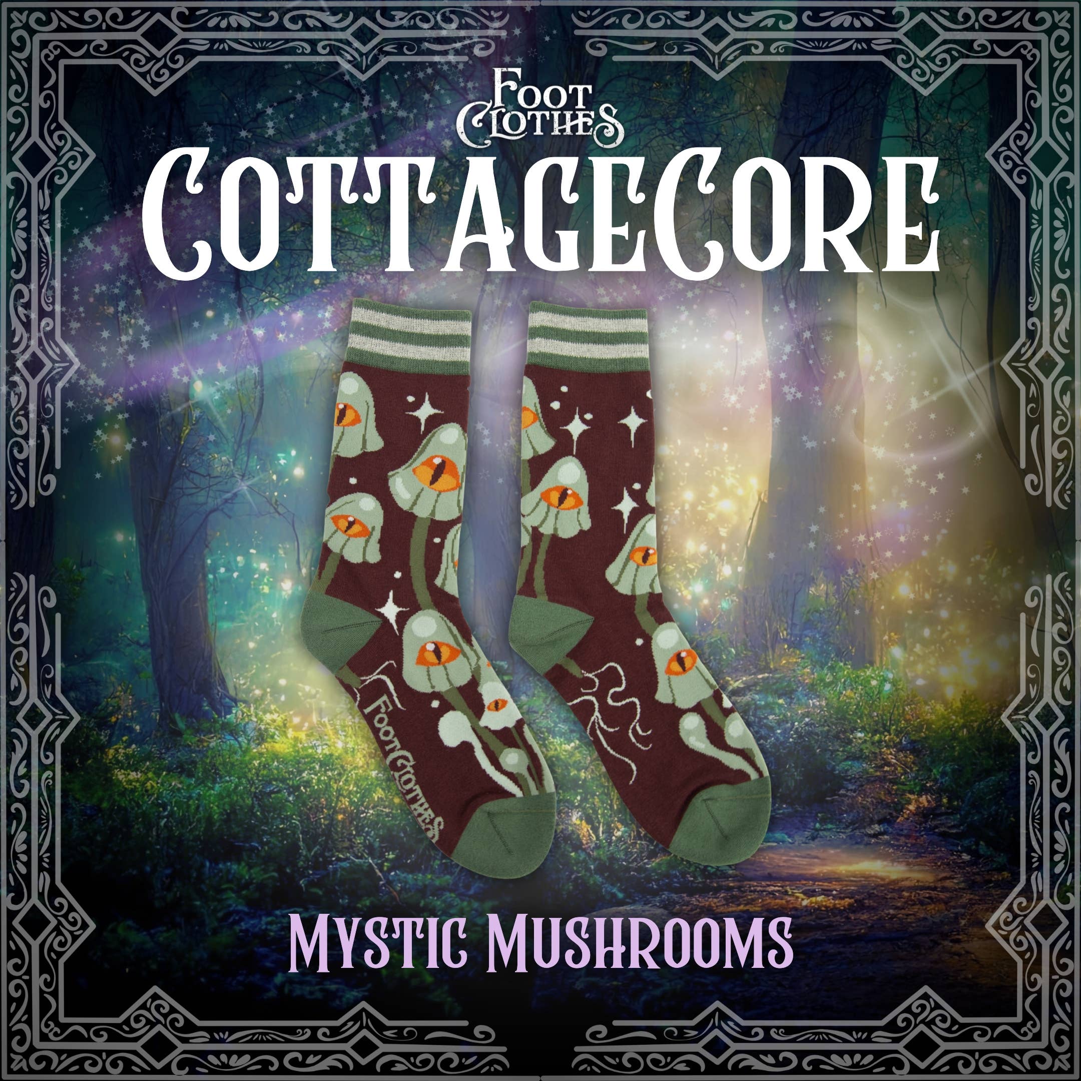Mystic Mushrooms Socks