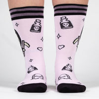 Pastel Goth Grim Reaper Socks
