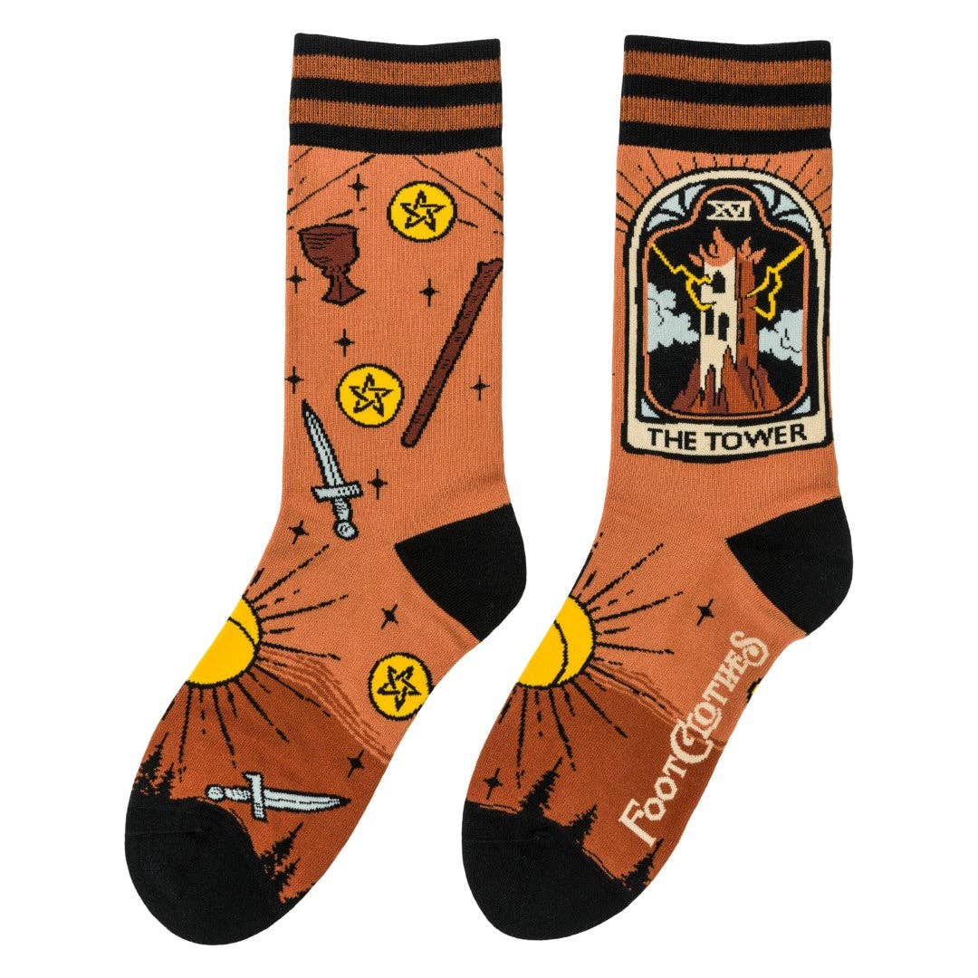 The Tower Tarot Nouveau Socks
