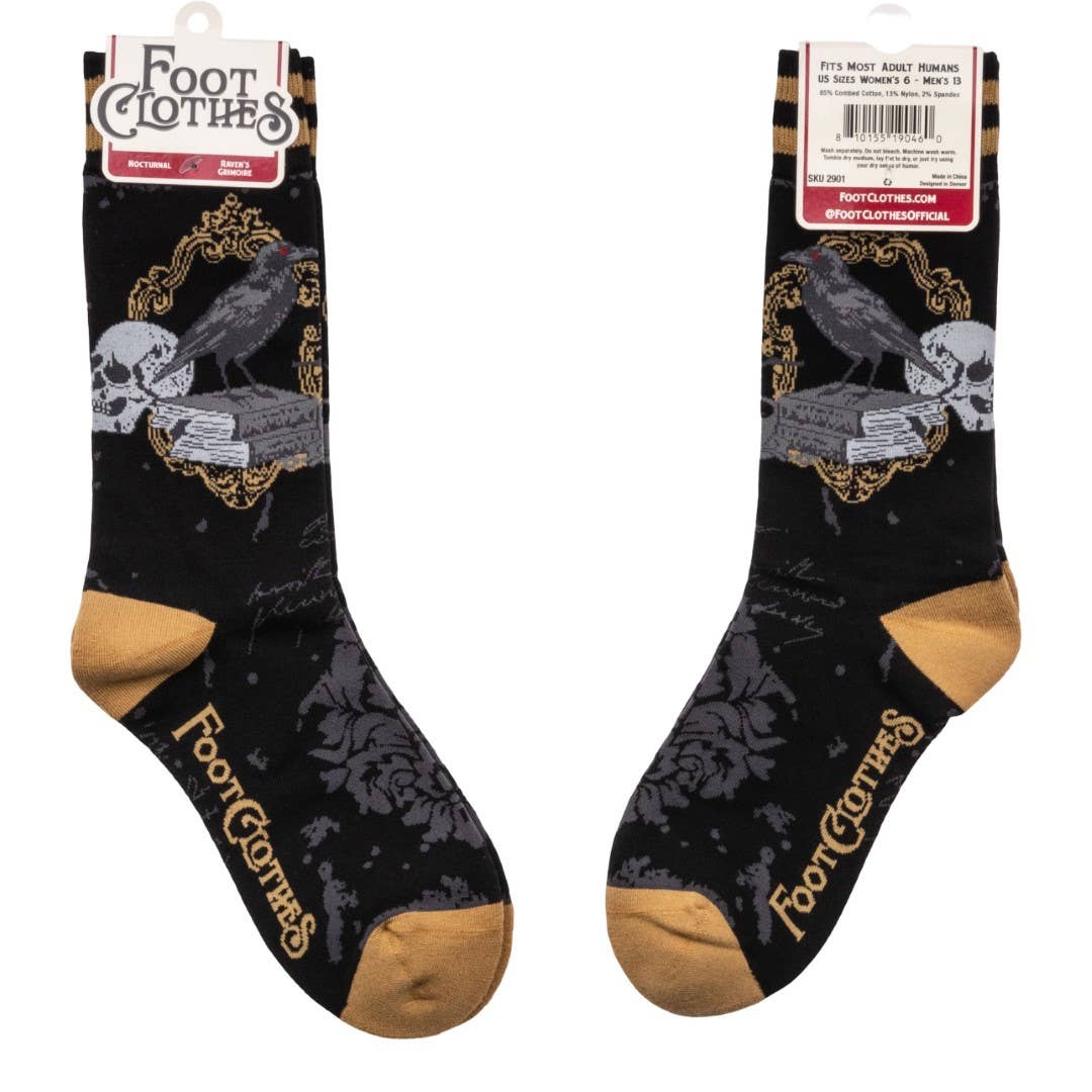 Raven's Grimoire Socks
