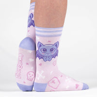 Widdle Bat Guy Socks