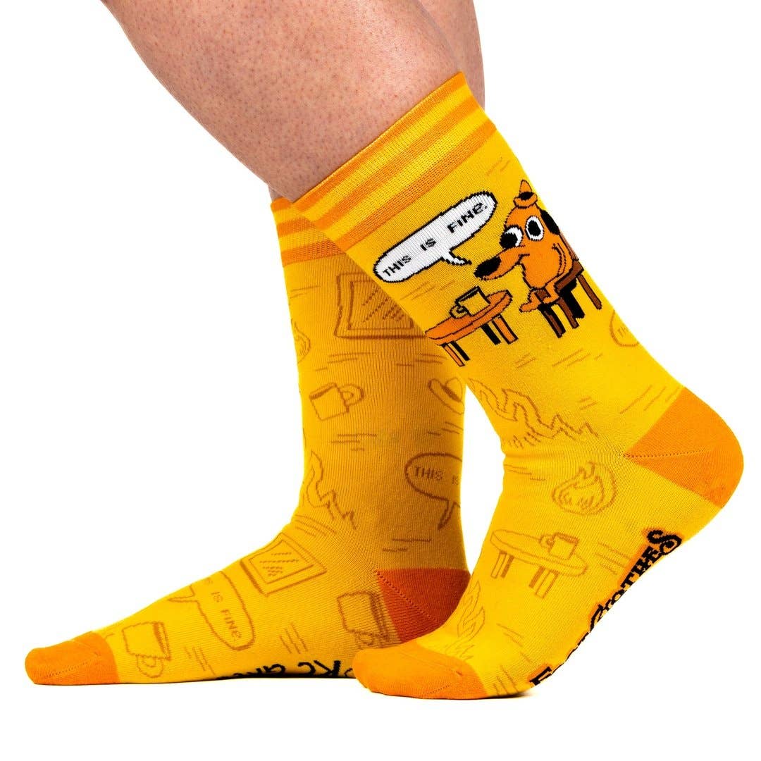 This is Fine: Iconic Edition Socks