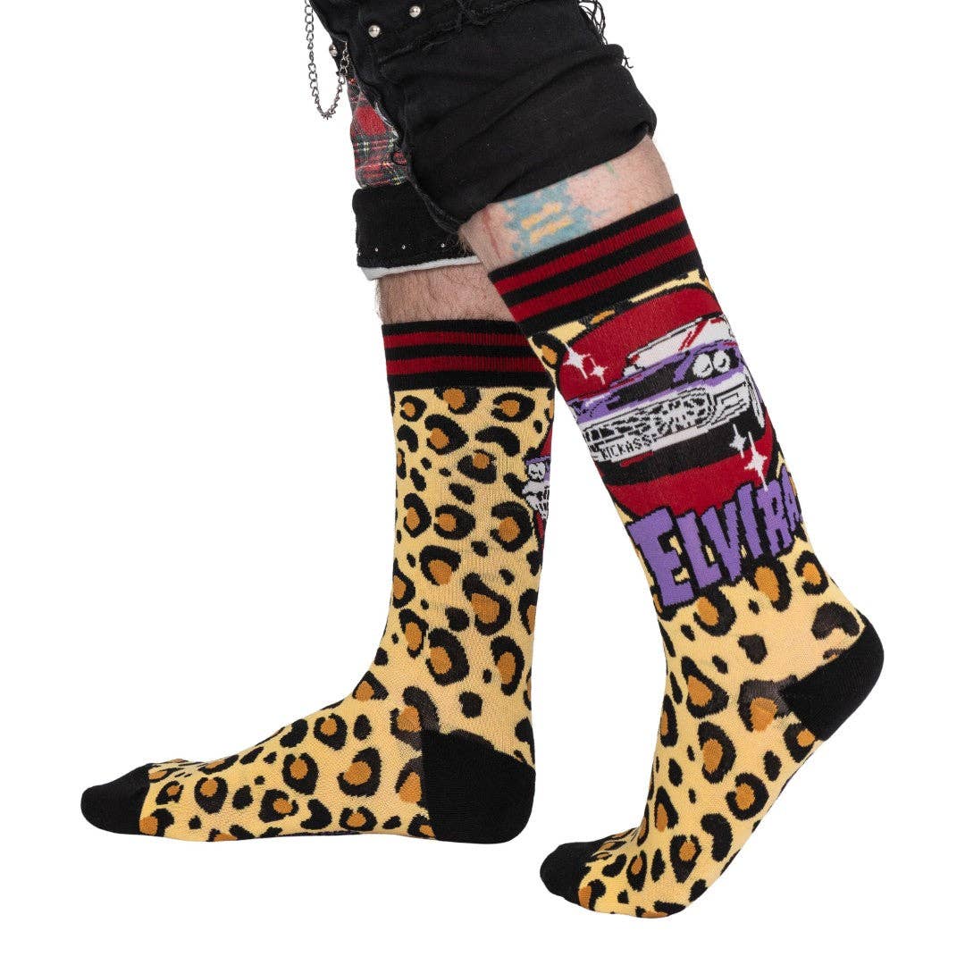 Elvira Macabre Mobile Socks