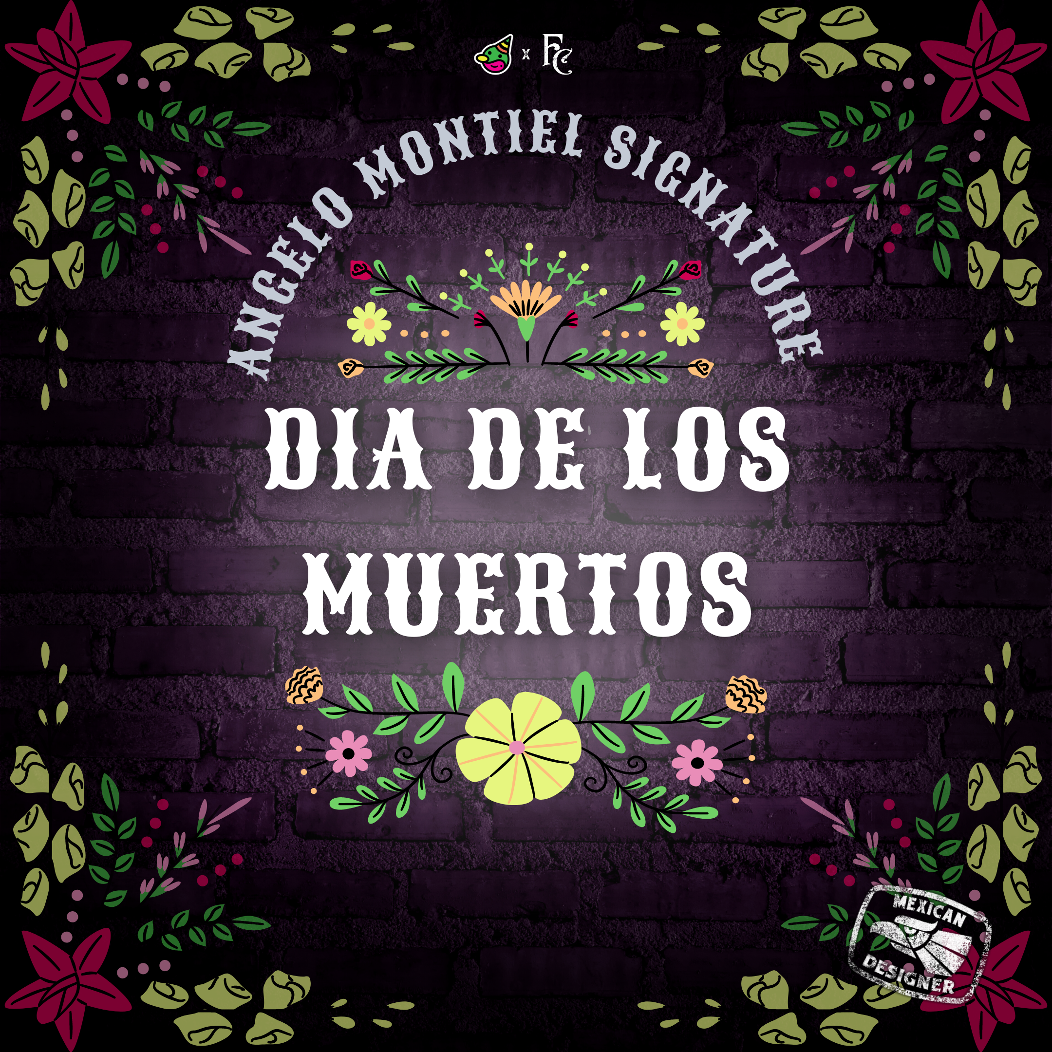 Angelo Montiel Signature Dia de Los Muertos Socks