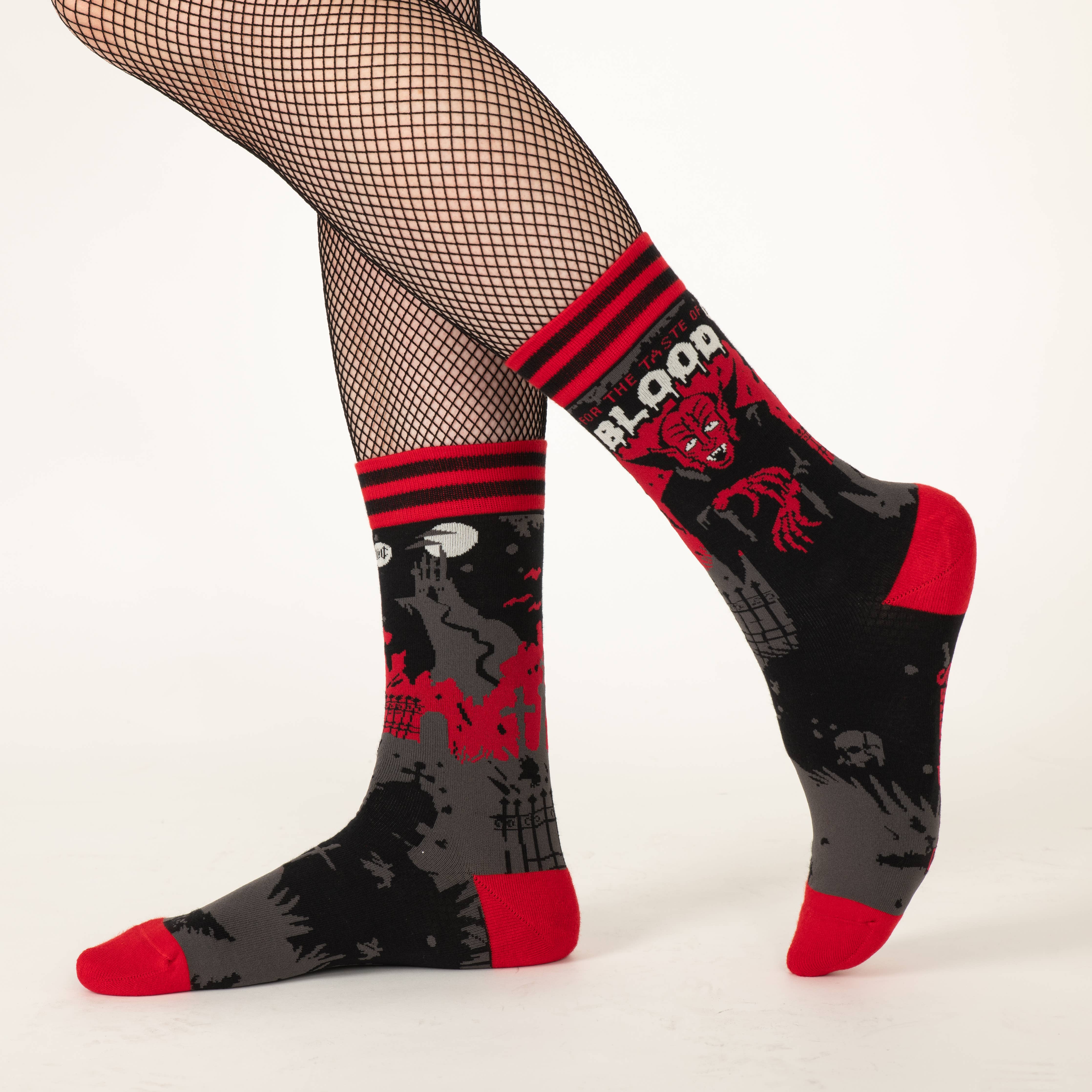 Dracula's Bloodlust Socks