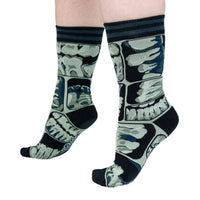 Too Cool for Flossing Teeth X-Ray Socks