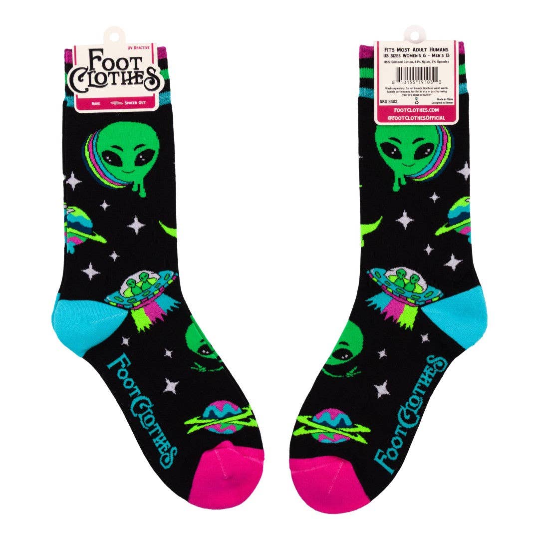 Spaced Out Alien Socks