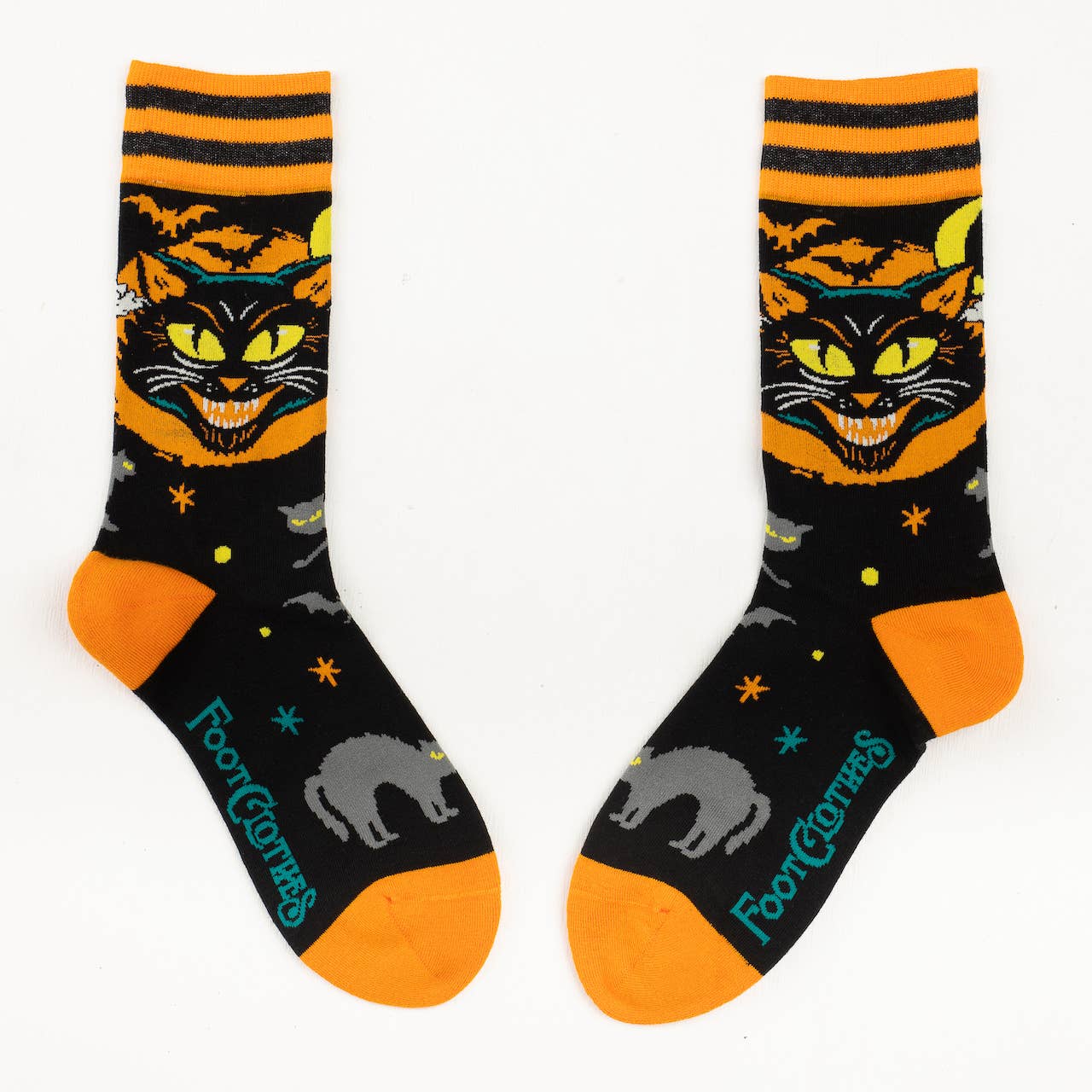 Vintage Black Cat Socks