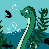 Cute Nessie Socks