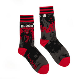 Dracula's Bloodlust Socks