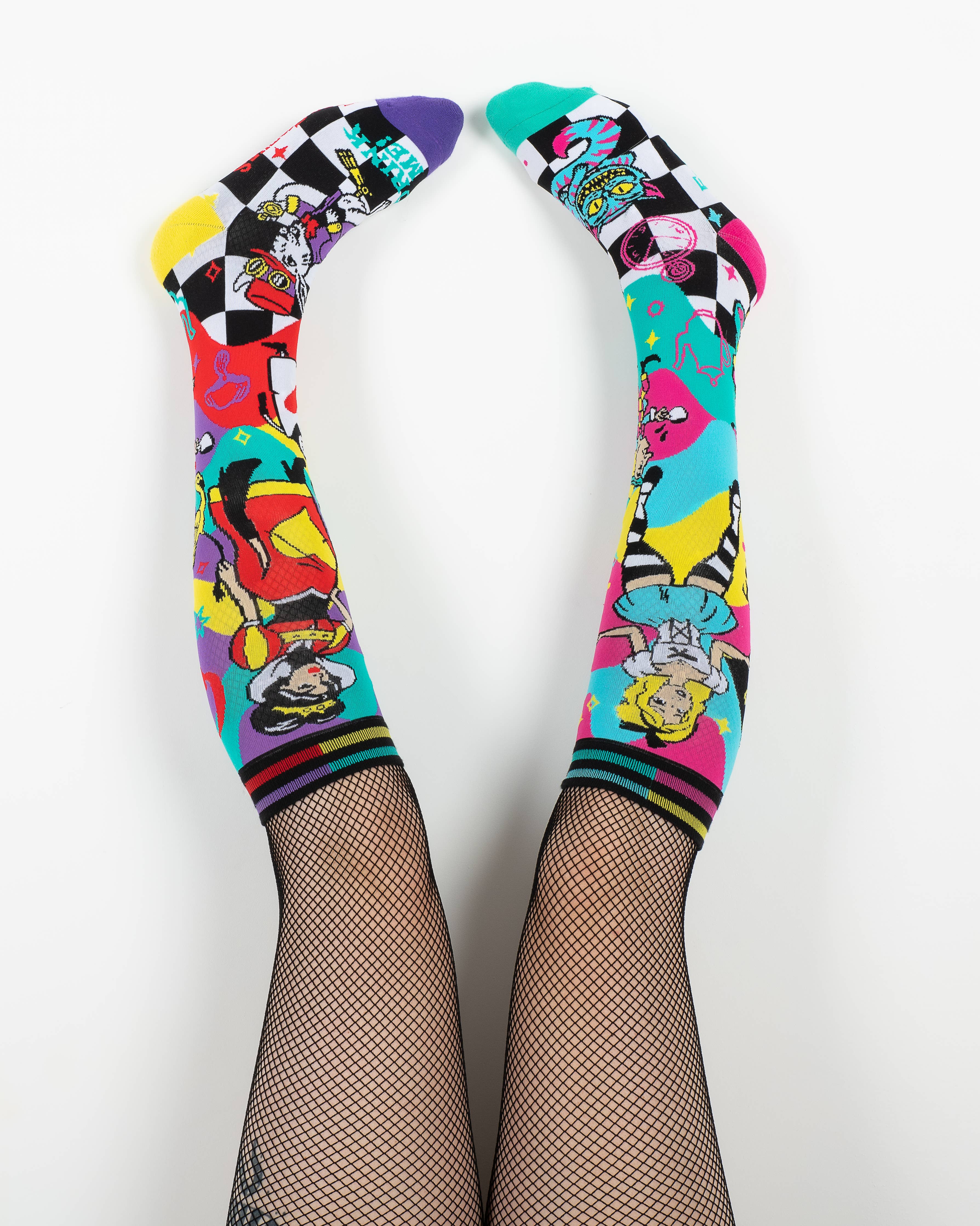 Down the Rabbit Hole Knee High Socks