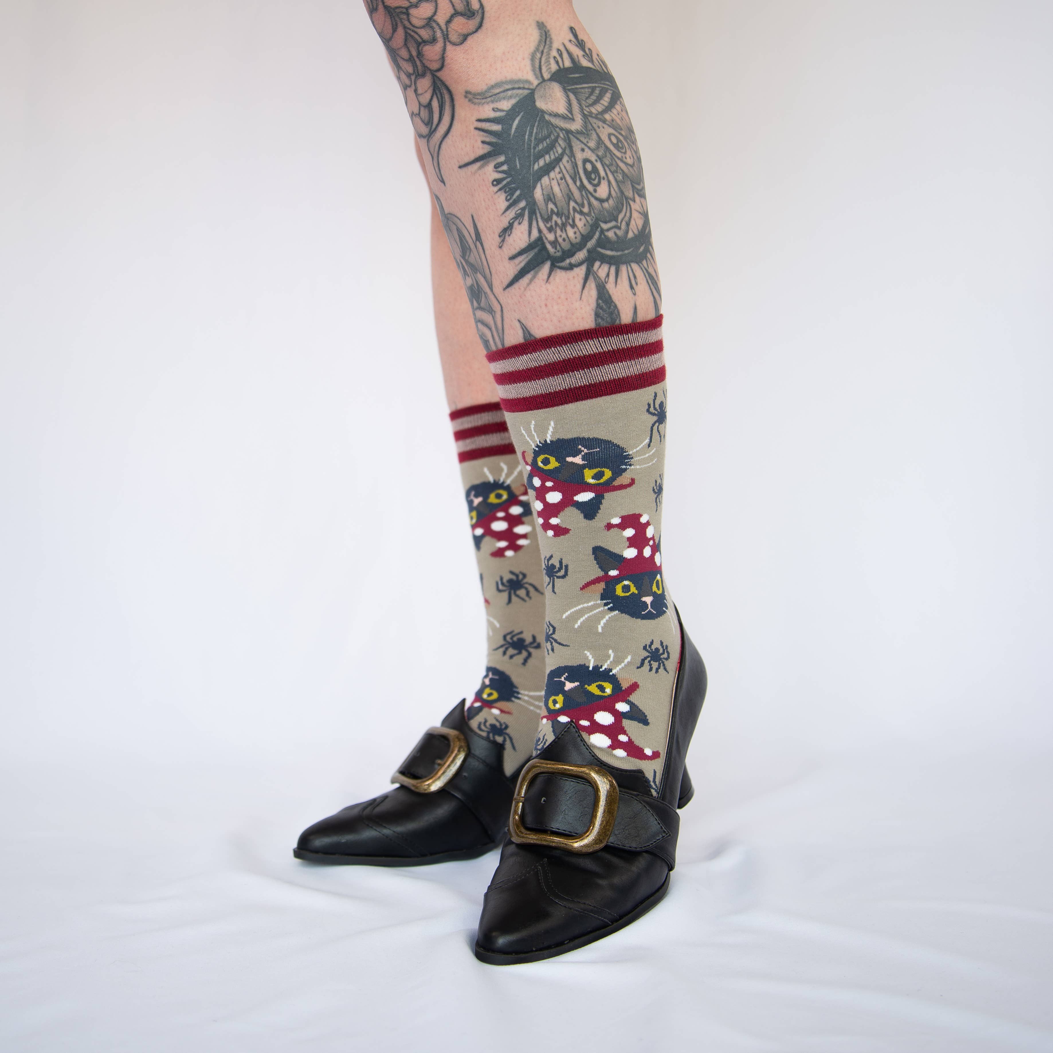 Witchy Whiskers Socks