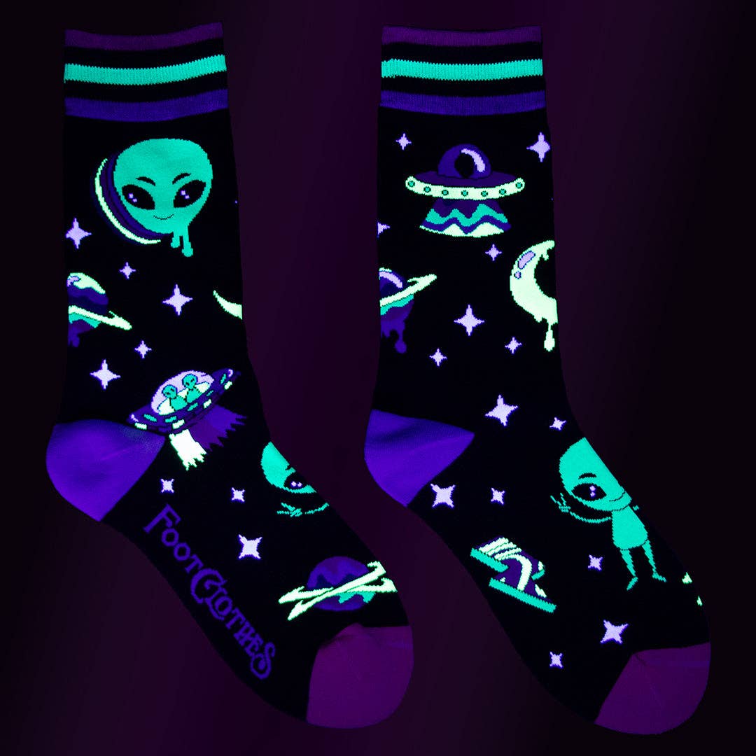 Spaced Out Alien Socks