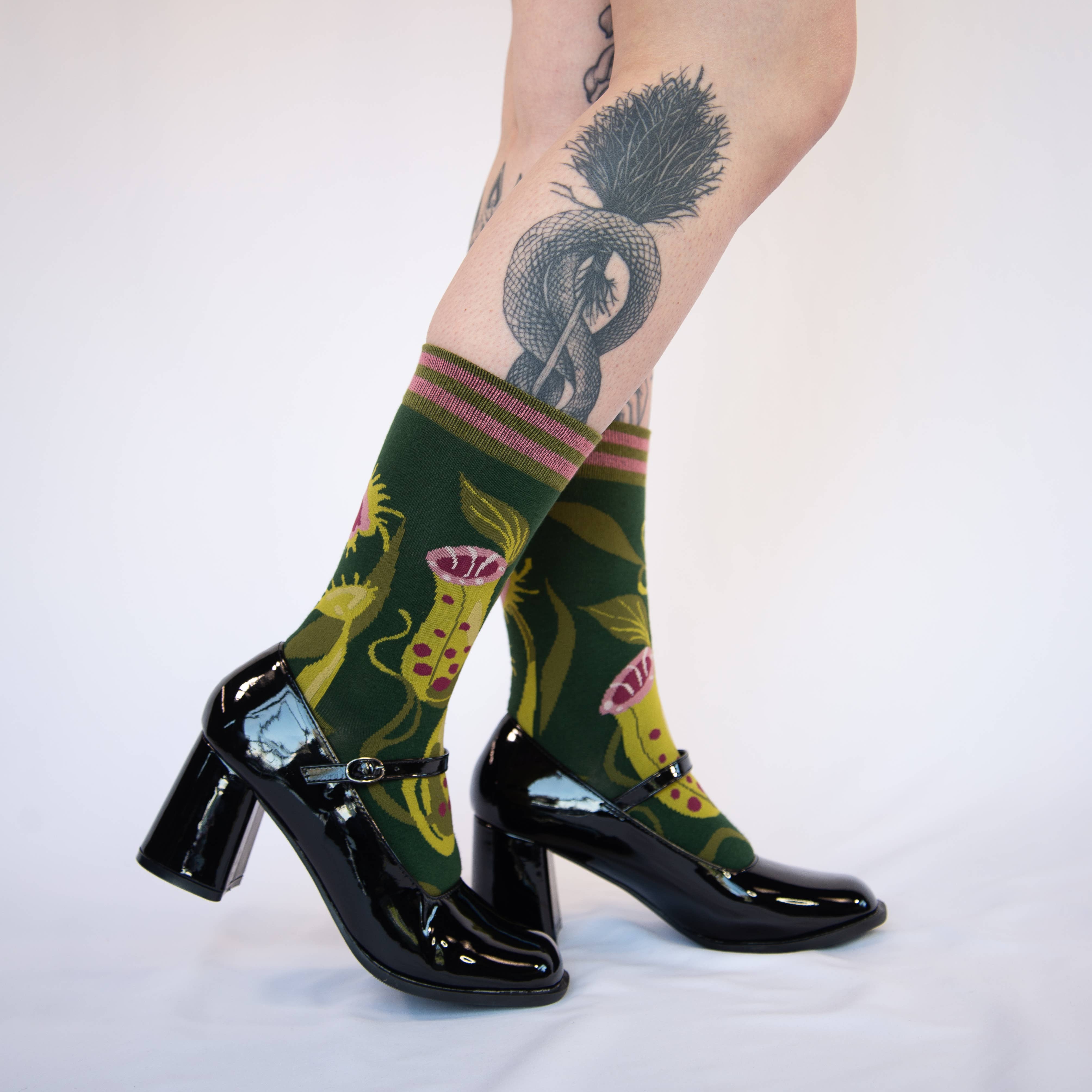 Pitcher Plant Socks