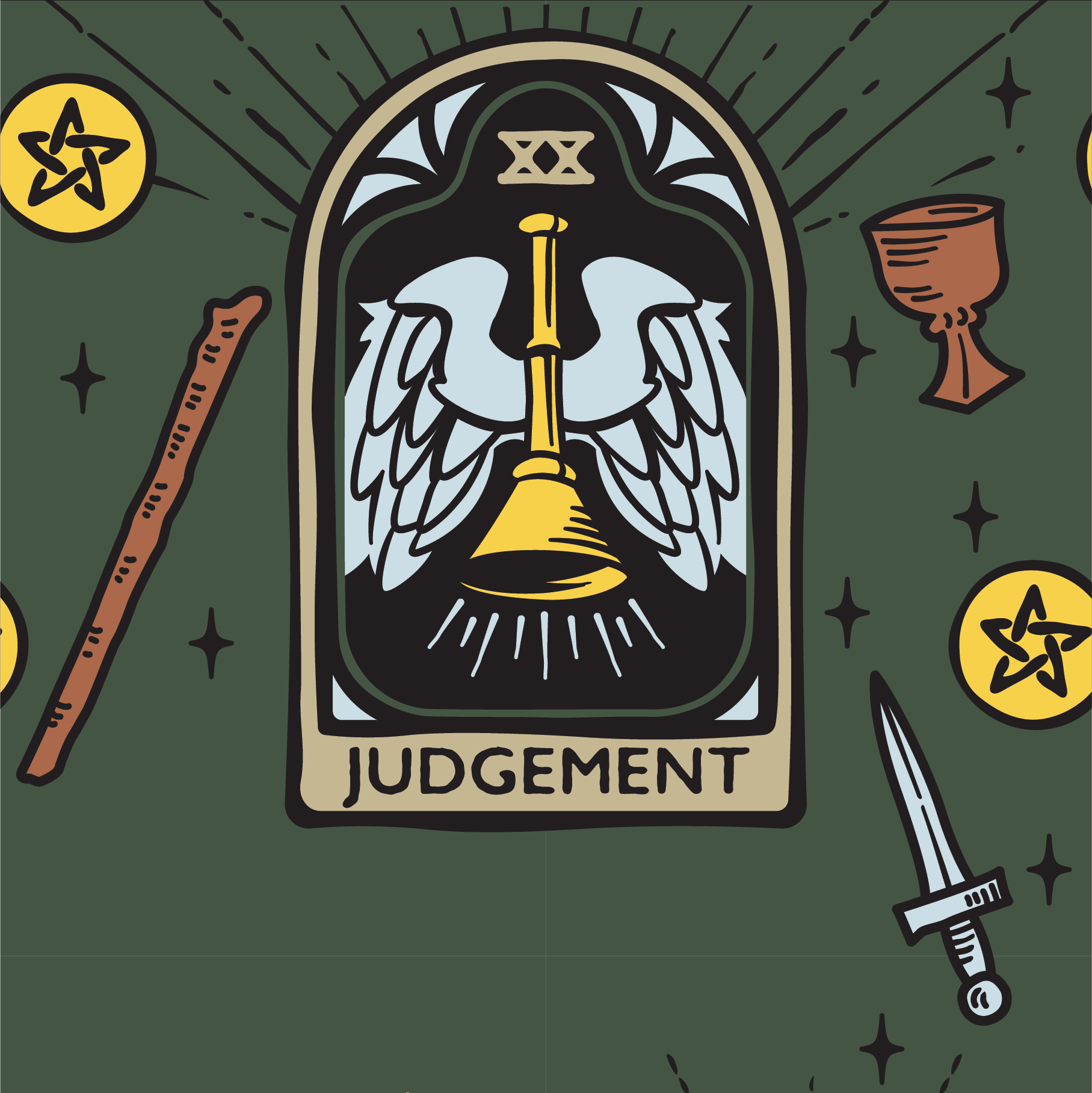 Judgement Tarot Nouveau Socks