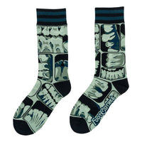 Too Cool for Flossing Teeth X-Ray Socks